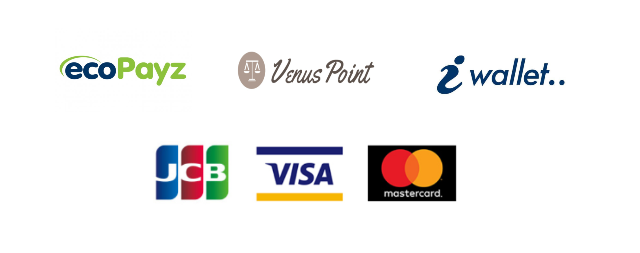 ライブカジノハウスではエコペイズ、ヴィーナスポイント、アイウォレット、クレジットカードでの入金が可能です。