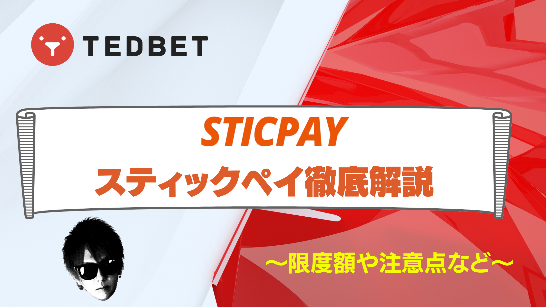 【テッドベット】スティックペイ（STICPAY）入出金｜限度額や注意点を徹底解説！